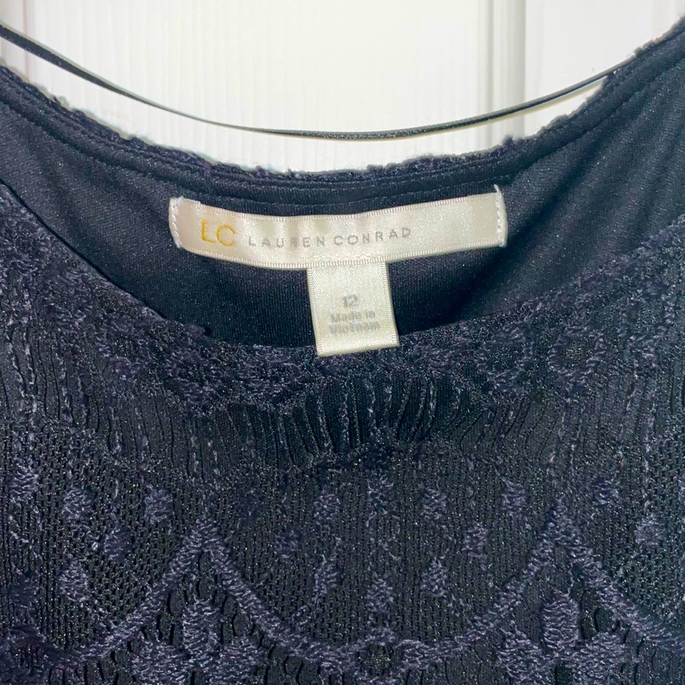 LC Lauren Conrad Black Dress